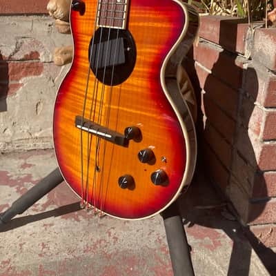 Rick Turner Model 1 Bass CP DLX Short Scale Custom 2021 Burst image 10
