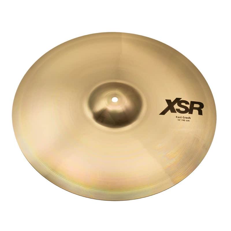 SABIAN 18-Inch XSR Fast Crash Thin-Weight Versatile B20 Cymbal for Drummers (Natural) image 1