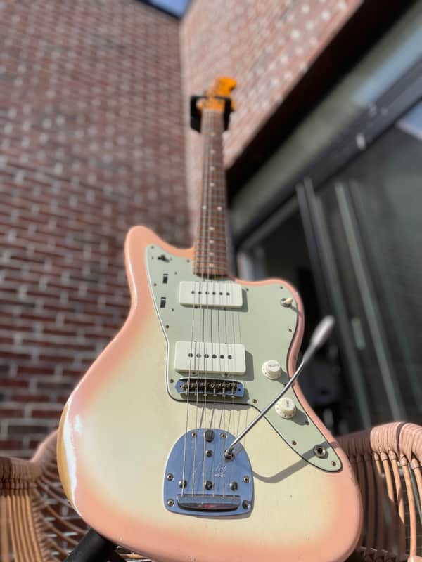 Custom Shop Jazzmaster Shell pink/olympic white Chicago special