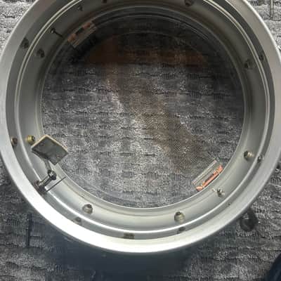 Ludwig No. 404 Acrolite 5x14" 8-Lug Aluminum Snare Drum with Keystone Badge 1963 - 1969 - Matte Aluminum image 6