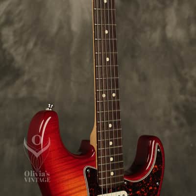 2002 Fender Special Run American Series Stratocaster FLAME MAPLE TOP Aged CSB image 9