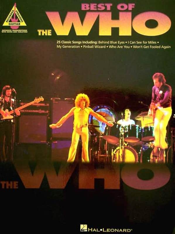 Best of The Who Song Book with Guitar Tab image 1