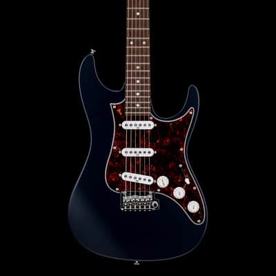 Used Ibanez AZ2203NT Prestige (2025) - Dark Tide Blue Flat #03495 with Original Hard Case image 3