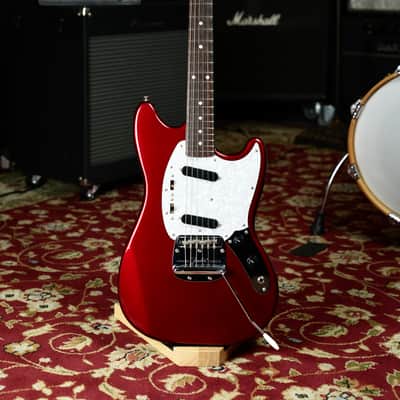 1995-1996 Fender Mustang MG-69, Made in Japan - Candy Apple Red / Matching Headstock / Pro Setup image 1