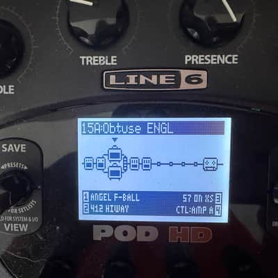 Line 6 POD HD Multi-Effect and Amp Modeler 2011 - 2013 - Black image 3