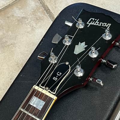 1976 Gibson SG Standard Cherry red with case image 12