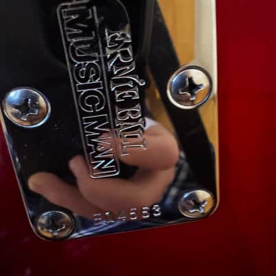 Ernie Ball Music Man Stingray 2000 - translucent Red image 5