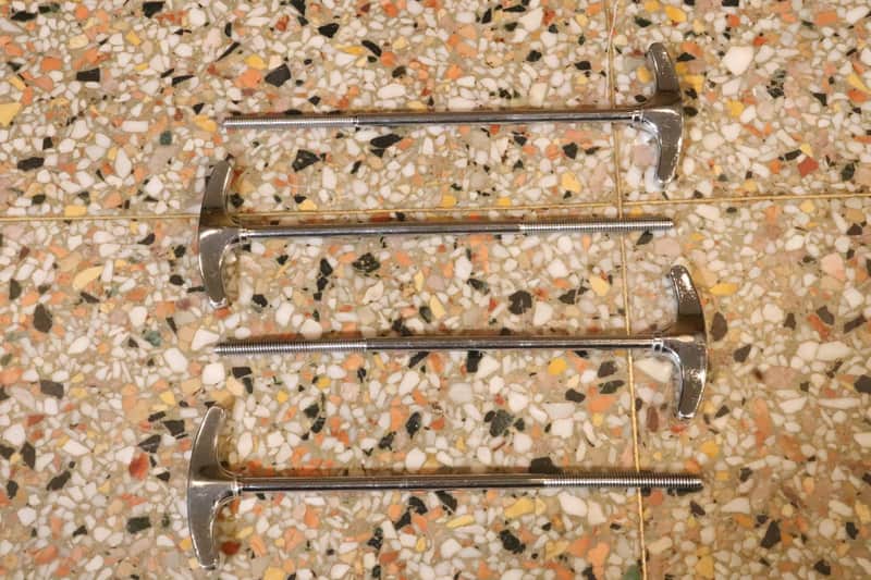 Ludwig 6-1/8" Chrome T Rods 4pk Vintage 1960's -70's image 1