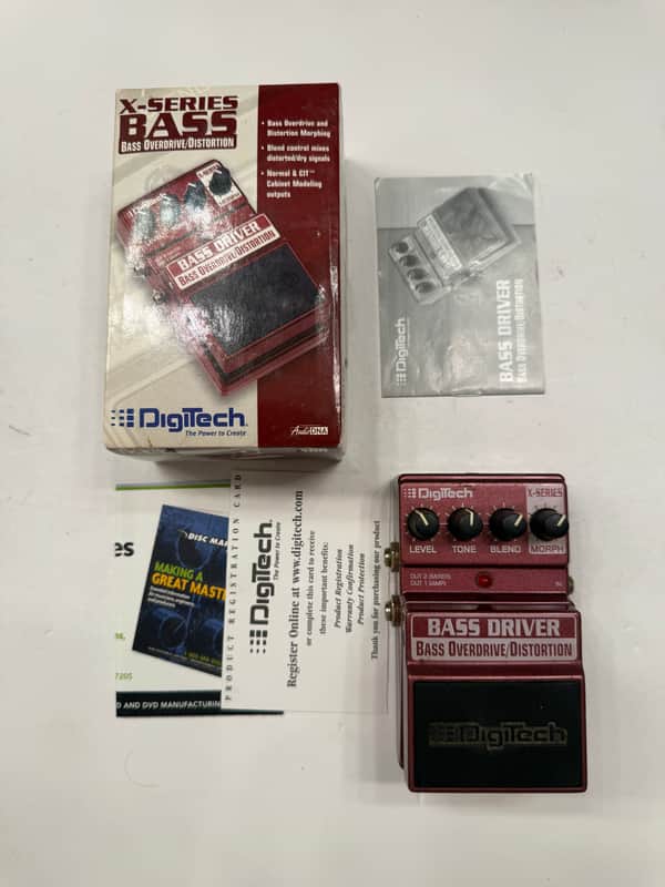 Digitech XBD X-Series Bass Driver Overdrive Distortion Pedal - $89!