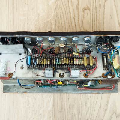 1964 Vox AC50/4 Mk II Big Box Vintage Tube Amp Head Gray Panel JMI UK, AC50 image 17