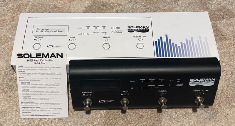 Source Audio Soleman MIDI Foot Controller | Reverb