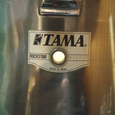 Tama Rockstar (Made in Japan) 13"(diameter) x12"(depth) Rack Tom 1980's - Brushed Misty Metal image 2