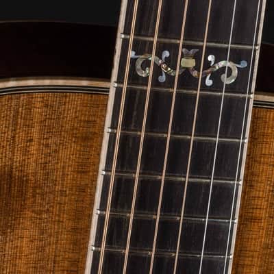 Huss & Dalton CM 12-Fret Custom Sinker Redwood and Flamed Black Walnut With Hide Glue NEW image 9