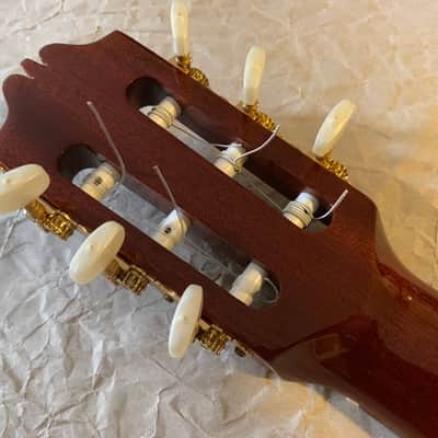 Admira Avila 1990s - Natural Gloss Solid Spruce top Made in Spain Classical Guitar Very Good Condition with Vinylex Gigbag image 17