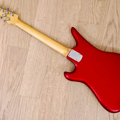 1990s Teisco Spectrum 5 Vintage Reissue Guitar Metallic Red Kawai