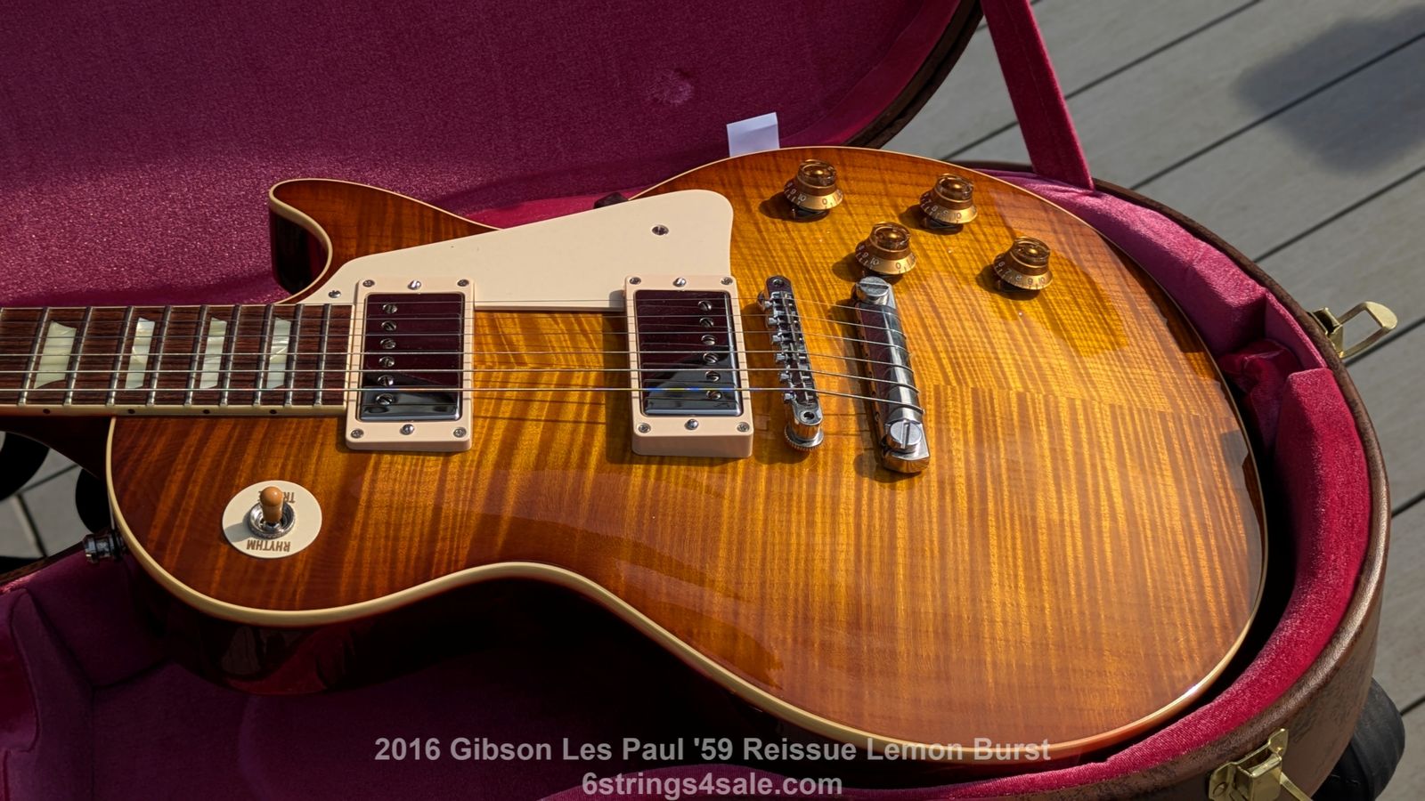 2016 Gibson '59 Les Paul Historic Reissue - Dirty Lemon Burst