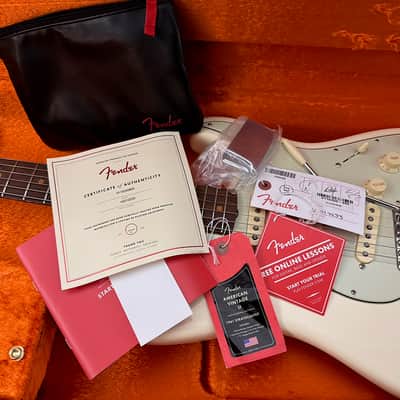 Fender American Vintage II 1961 Stratocaster 2022 - Olympic White image 12