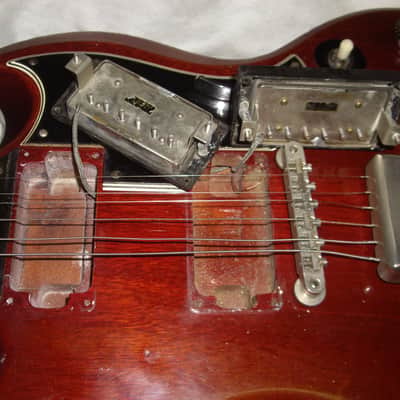 Gibson SG Les Paul 1962 - Cherry Red - Sideways Vibrola image 13