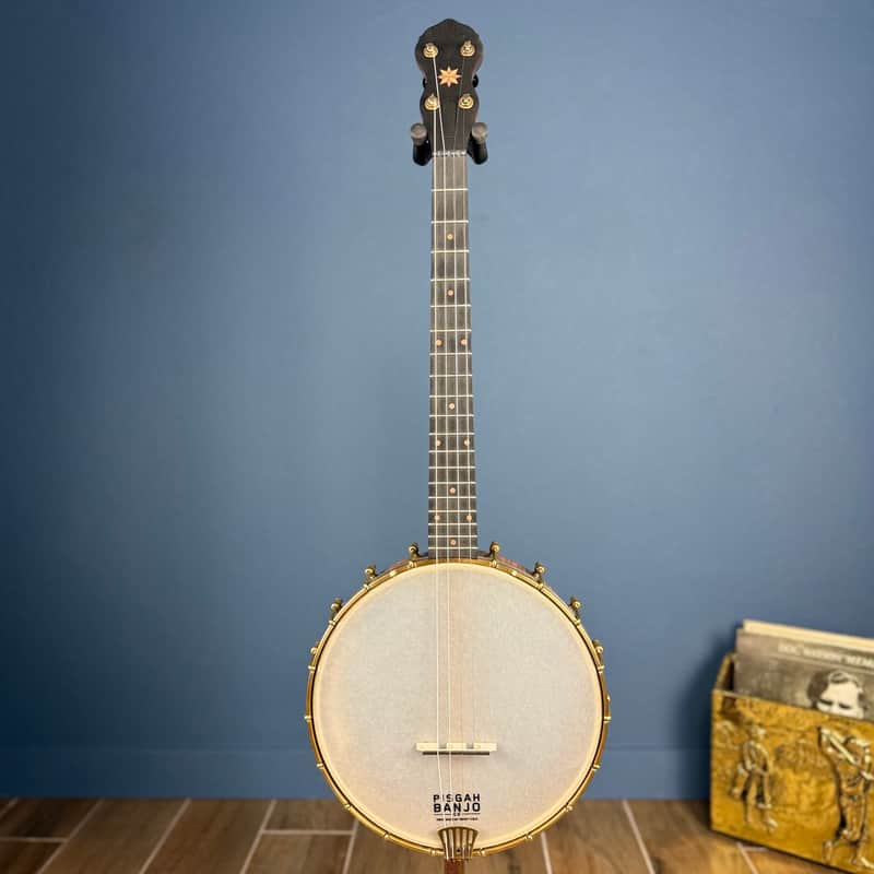 Custom Pisgah Tenor Laydie 19-Fret - 11" Curly Maple 4-String Electric Tone Ring Irish Tuning image 1