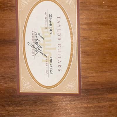 Taylor 224ce-K DLX 2018 - Present - Shaded Edgeburst image 10