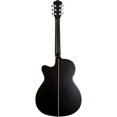 Washburn Deep Forest Ebony ACE Acoustic-Electric Guitar Natural Matte (B-Stock) image 4