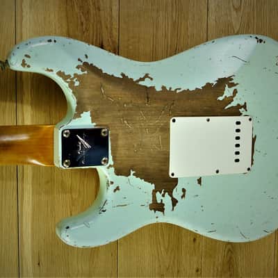 Fender Custom Shop John Cruz Masterbuilt 62 Heavy Relic Fat Strat Sonic Blue JC3600 image 10