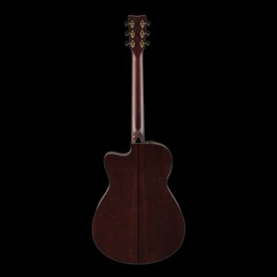 Yamaha TAS3 C TransAcoustic Concert Sand Burst Acoustic Electric Guitar with Case image 6