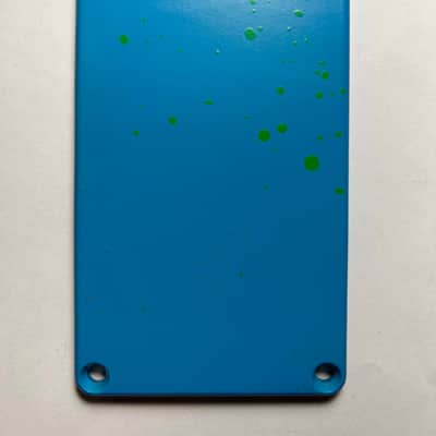 AlfaTone Black Pearl #1 2024 - Blue Green Mixture (Funny Little Boxes 1991 Pearl Jam Ten style guitar pedal) image 3