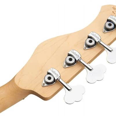 Sadowsky MetroExpress 21-Fret Vintage J/J Bass Solid Black High Polish image 7