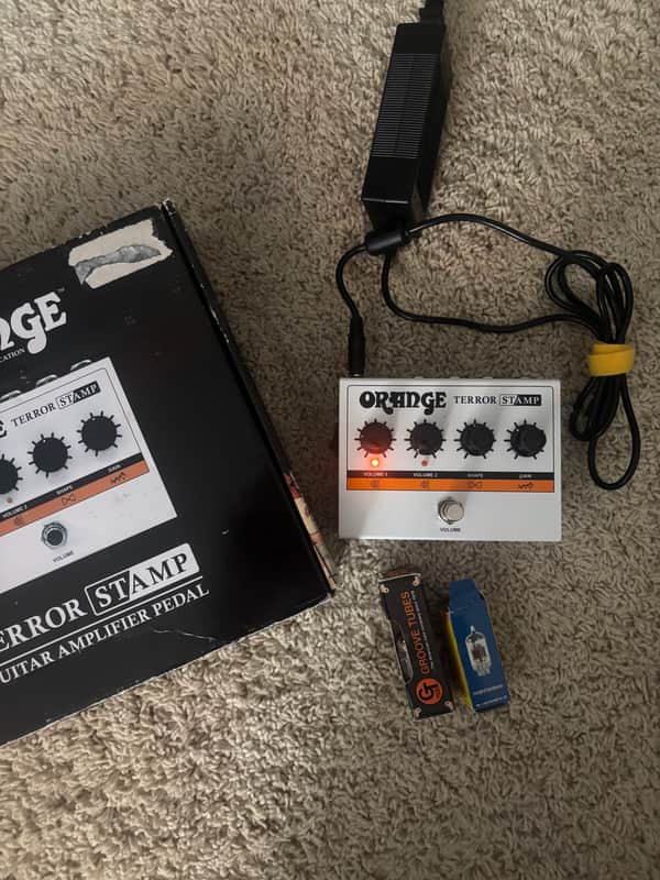 Orange Terror Stamp (with 2 extra preamp tubes) image 1