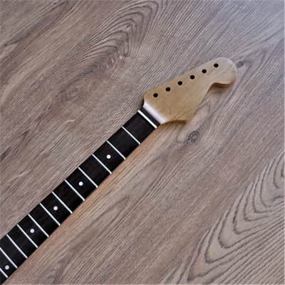 Immagine Stratocaster Roasted Maple and Rosewood Vintage Guitar Neck Nitro Satin 21 Fret Stainless Steel - Stainless Steel - Nitro Satin - 7