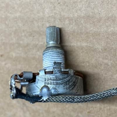 Gibson Vintage 1957 Gibson ES 175 Control Harness 500K Volume 250K Tone with Cap 1958 1950's image 2