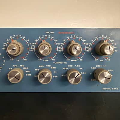 Orban 621B Dual Channel 4-Band Parametric Equalizer 1980s - Blue image 3