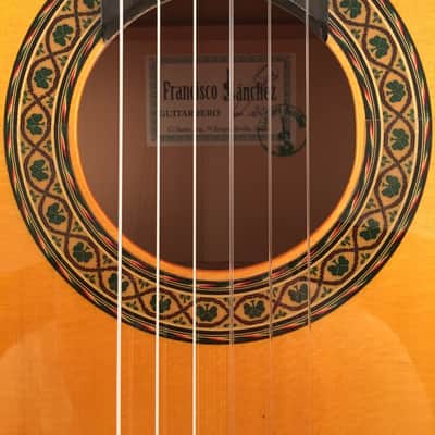 Francisco Sánchez Flamenco guitar 2018 Natural French Polish Spruce/Cypress (Blanca) image 2