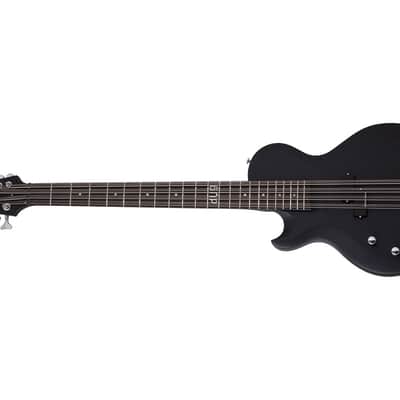 Schecter dUg Pinnick DP-12 Left Hand Solid Body Bass Guitar Ebony/Satin Black - 460 - Used image 8