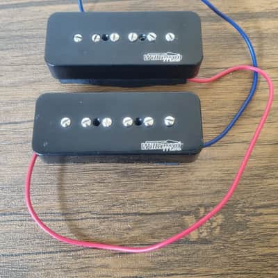 Wilkinson Bridge and Neck P90 Soapbar Pickup Set Black image 1