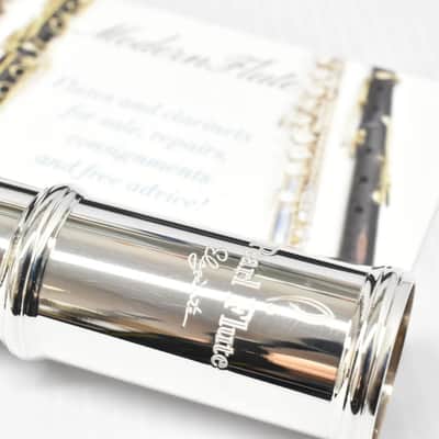 Mint Pearl 795 Elegante Semi-Pro Open Hole Flute Inline G & B Foot Sterling (MSRP $4069.99) image 7