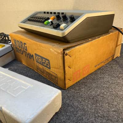 Korg KR-55 Rhythm 55 1970s - Cream image 6