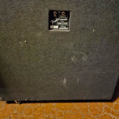 Fender HM-4-12 A & B 80's? - Black fur image 7