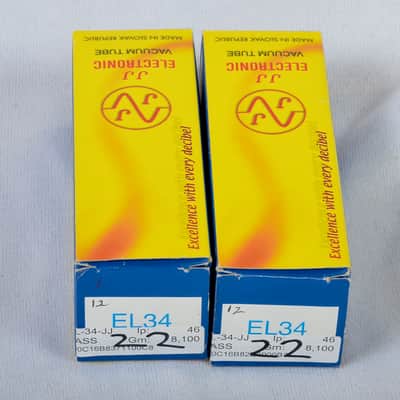 Matched Pair Electro-Harmonix EL34 Power Tubes – Made in Russia – Test Strong image 8