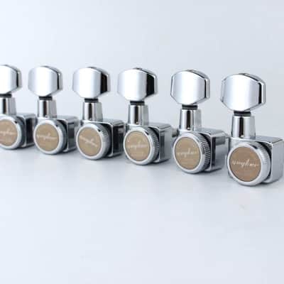 6 Premium In-line Locking Guitar Tuners Machine Head for electric and Acoustic guitars Complete Set image 13