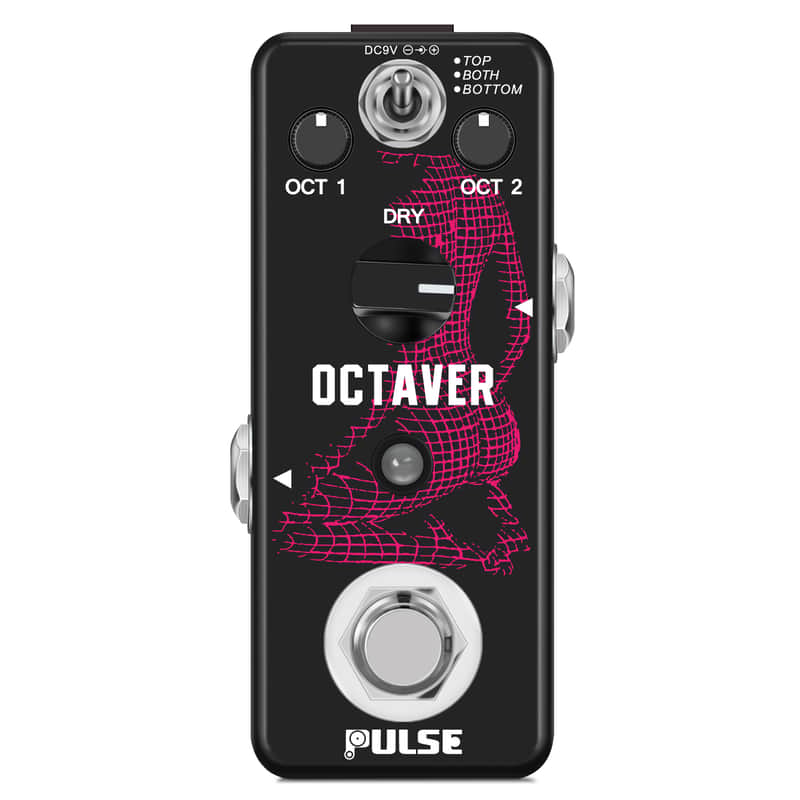 Pulse Octaver PT-36 3 Mode Digital Octave Micro Guitar Effect Pedal True Bypass image 1