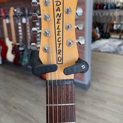 Danelectro Mod 7 Black/Gold Pearl image 6