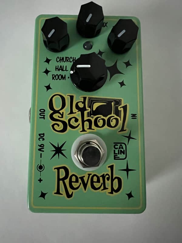 Caline Reverb Digital Guitar Pedal CP-512 Old School Reverb Effect Pedal Lime Green CP512 2024 - Lime Green image 1
