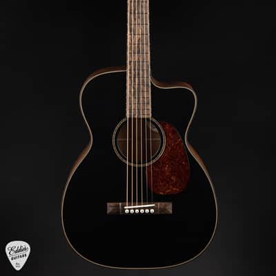 2025 - Bourgeois 00-12c Coupe Black Top - Italian Spruce & Sinker Mahogany image 2