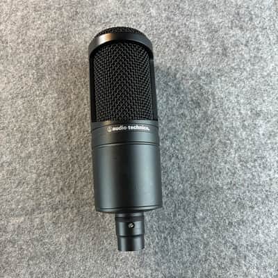Audio-Technica AT2020 Large Diaphragm Cardioid Condenser Microphone 2010s - Black image 2
