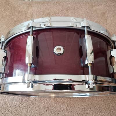 Pearl Masters Series MMX 14X5.5 Snare Drum - Wine Red image 4
