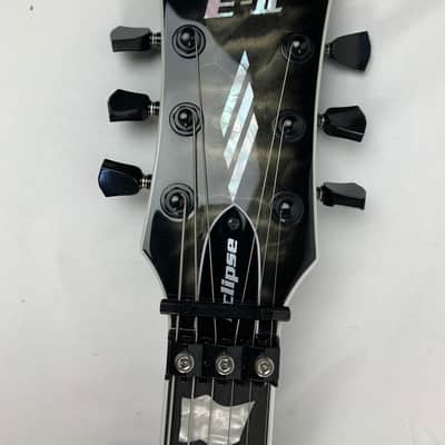 ESP E-II Eclipse FR Charcoal Burst CHB Floyd Rose Fluence Electric Guitar + Case - B-Stock image 15