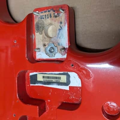 Fender USA Deluxe Stratocaster Guitar Body - refinished RED image 5