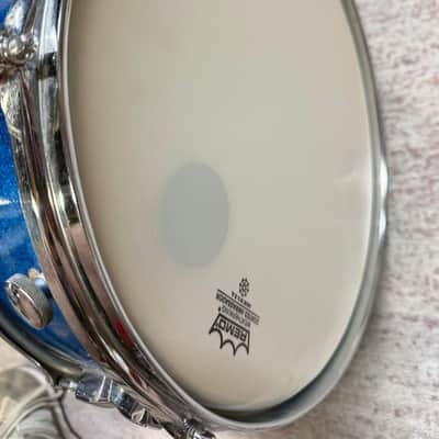 Ludwig 14x5 Pioneer Snare 1970s - Blue Sparkle image 3